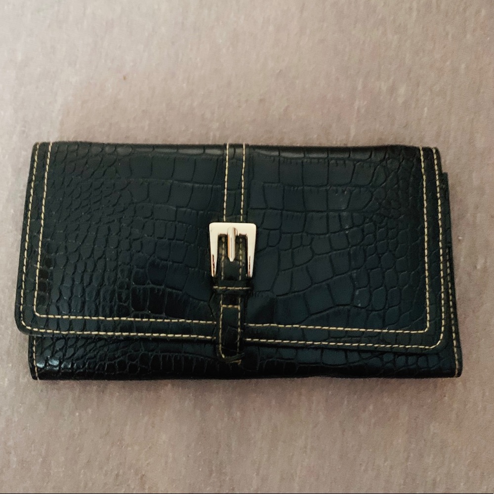 black leather wallet